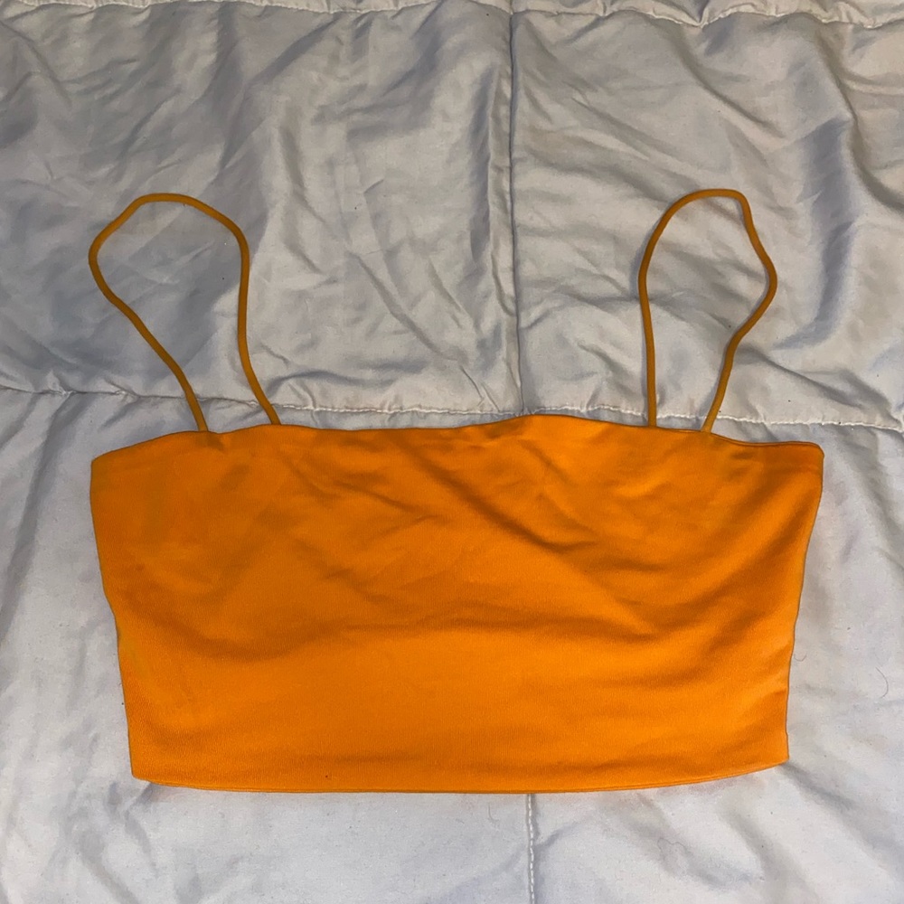 ORANGE VERY CROP CAMI